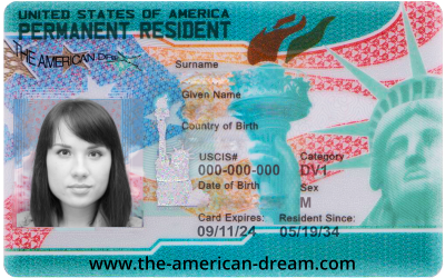 GreenCard or Permanent Resident Card for the USA